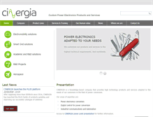Tablet Screenshot of cinergia.coop